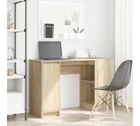 BOWEKAM Meubles, meubles de bureau, bureau, chêne sonoma, 120 x 42 x 76 cm, bois d'ingénierie