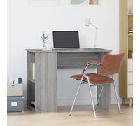 BOWEKAM Meubles, meubles de bureau, bureau, gris Sonoma 100 x 55 x 75 cm en bois d'ingénierie