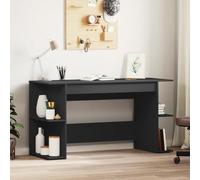 BOWEKAM Meubles, meubles de bureau, bureau, noir 140 x 50 x 75 cm en bois d'ingénierie
