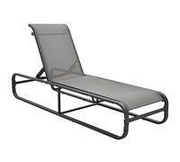 BOWEKAM Meubles, meubles d'extérieur, sièges extérieurs, chaises longues, chaises longues en aluminium et textilène