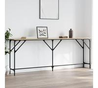 BOWEKAM Meubles, tables, tables d'appoint, tables d'appoint, table console, chêne sonoma, 200 x 29 x 75 cm, bois d'ingénierie