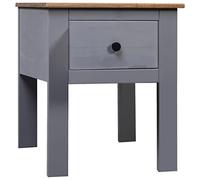 BOWEKAM Meubles, tables, tables de chevet, table de chevet, gris 46 x 40 x 57 cm, gamme Panama