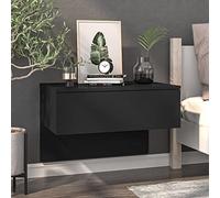 BOWEKAM Meubles, tables, tables de chevet, table de chevet murale, noir