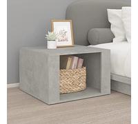 BOWEKAM Meubles, tables, tables de chevet, table de chevet, table de chevet, béton, gris, 57 x 55 x 36 cm