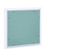 BOWEKAM Panneau d'accès maison et jardin avec cadre en aluminium et plaque de plâtre 200 x 200 mm