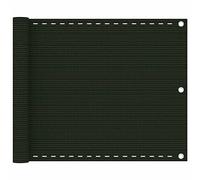 BOWEKAM Parapluies et parasols en polyéthylène haute densité pour pelouse et jardin Vert foncé 75 x 500 cm