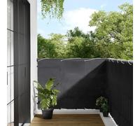 BOWEKAM Paravent de balcon Anthracite 120 x 700 cm 100% polyester Oxford