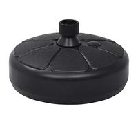 BOWEKAM Pied de parasol rempli de sable et d'eau Noir 15 l