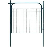 BOWEKAM Portail de clôture pour maison et jardin Vert 100 x 100 cm