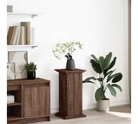 BOWEKAM Support de jardin en bois d'ingénierie avec rangement pour pelouse et jardin Chêne marron 31 x 30 x 60 cm