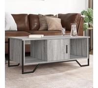 BOWEKAM Tables d'appoint Table basse en bois Sonoma Gris 100 x 51 x 40 cm