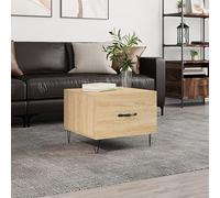 BOWEKAM Tables d'appoint Table basse en chêne Sonoma 50 x 50 x 40 cm