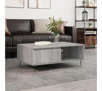 BOWEKAM Tables d'appoint - Table basse - Gris Sonoma - 90 x 60 x 35 cm - Bois d'ingénierie