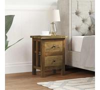 BOWEKAM Tables de chevet - Table de chevet - Bois d'acajou massif - 40 x 30 x 51 cm