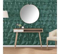 BOWEKAM XPS Lot de 12 panneaux muraux pour maison et jardin Vert 50 x 50 cm 3 m