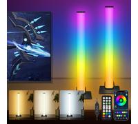 Bowfar RGBICWW Barre lumineuse LED, rétroéclairage TV, alimentation USB, lampe d'ambiance avec télécommande, synchronisation de musique et commande par application, éclairage LED à intensité variable
