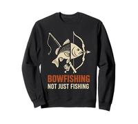 Bowfishing Club de pêche au tir à l'arc avec Un Arc Équipement de Nuit Sweatshirt