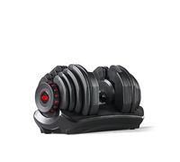 Bowflex Haltère compact à charge variable SelectTech 1090i (prix pour 1 haltère simple réglable de 4,5 à 40,8 kg) Noir/Gris/Rouge