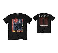 Bowie David - T-Shirt # L Unisex Black # Glass Spider Tour [Import]