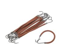 BOWINGBO Lot de 10 crochets élastiques pour cheveux - Outil de coiffure pour queue de cheval - Pour femme - Support flexible pour queue de cheval - Outil de coiffure pour le bureau, les rendez-vous