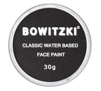 Bowitzki 30 g de peinture professionnelle pour le visage, le corps, à base d'eau, pour le visage, le maquillage, sans danger pour les enfants et les adultes, gâteau divisé, couleur unie, Halloween,