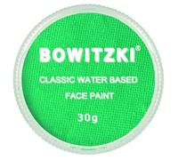 Bowitzki Peinture professionnelle pour le visage et le corps - 30 g - À base d'eau - Peinture pour le visage - Sans danger pour les enfants et les adultes - Couleur unie - Pour Halloween, Noël, fête
