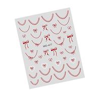 Bowknot Nails Art Stickers Decals Supplies Adhesive Art Designs Stickers Manicure Accessories Bowknot Nail