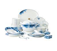 Bowl and Dish Set Ceramics Bone China Bowl Plate Gift Tableware Rice Bowl Combination