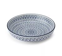 Bowl Assiette creuse en Grès D21 MIKASA Bleu méditerranéen Kitchencraft