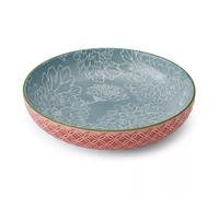 Bowl Assiette creuse en Grès D21 MIKASA feuille géométrique Kitchencraft