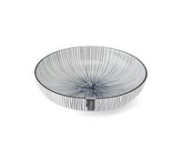 Bowl Assiette creuse en Grès D21 MIKASA rayure noire Kitchencraft