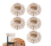 Bowl Cloth - Cotton, Multi-Size Bread Cloth Proofing Set | Reusable und Multipurpose Dough Cover, Baker's Cloths For Bread, Pastry, Pizza, Kitchen Baking, Home Use