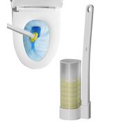 Bowl Scrubbing Tool - Nettoyant mural pour toilettes, système d'assainissement | Système de tête de nettoyage amovible Quick Change - Kit d'hygiène murale rechargeable Multi surfce Solution de