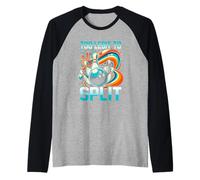 Bowler coloré Saying Too Legit to Split Fun Bowling Manche Raglan