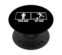 Bowler, Ton père, Mon père, ma Fille, Mon Fils, Bowling drôle PopSockets PopGrip Adhésif