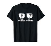 Bowler, Ton Petit ami, Mon Petit ami, Petite Amie, Funny Bowling T-Shirt