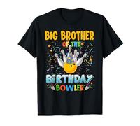 Bowling Big Brother Of The Birthday Bowler Vintage Christmas T-Shirt