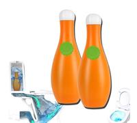 Bowling Blue Bubble Nettoyant pour Cuvette de Toilette, nettoyant Automatique Longue durée pour Cuvette de Toilette en Bouteille, désodorisant et détartrant pour réservoir (2pcs)