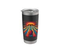 Bowling Cartoon Look Gobelet isotherme en acier inoxydable double paroi