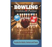 Bowling Crossword Puzzles: Crossword Puzzles with Easy to Read Print about Bowling, Bocce ball, Outdoors and More | 6x9 inches, 120 pages | 50+ Puzzles... Gift for Vacations, Holidays and Relaxation