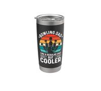 Bowling Dad Like A Regular Dad But Cooler For Fathers Day Gobelet isotherme en acier inoxydable double paroi