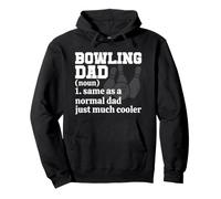 Bowling Dad Noun Men Husband Père Saying Funny Bowler Sweat à Capuche