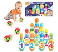 Bowling Enfant,Jeu de Bowling 12 Pièces, Jeux Exterieur Enfant 2 3 4 5 Ans, Jouets pour Enfants Jeux