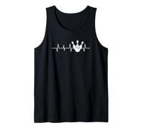 Bowling Heartbeat Bowler Art Funny Bowling Débardeur