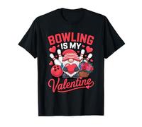 Bowling is My Valentine Cute GNOME Bowling Valentine T-Shirt
