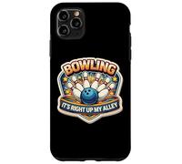 Bowling It's Right Up My Alley Jeu de Mots Amusant Coque pour iPhone 11 Pro Max