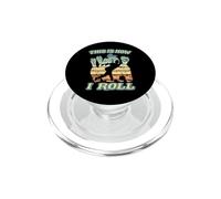 Bowling, This is How I Roll, Homme, Femme, Enfant, Vintage, Bowler PopSockets PopGrip pour MagSafe