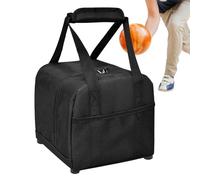 Bowlingtasche - Einzelball Bowlingtasche, Transporttasche Für Einzelne Bowlingkugel, Mit Seitlichen Mesh Taschen Tragbar Zur Aufbewahrung Von Ausrüstung Reise Schlüssel Handtuch Wasserflasche