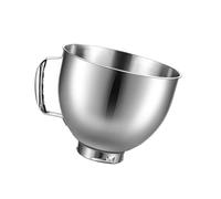 bowls for mixer, Bol mélangeur en acier inoxydable, compatible avec les modèles KitchenAid Classic et Artisan, avec support à tête inclinable de 4,5 à 5 litres.