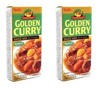 Bowltiful S&B Golden Curry Moyen Chaud 92g x Pack de 2